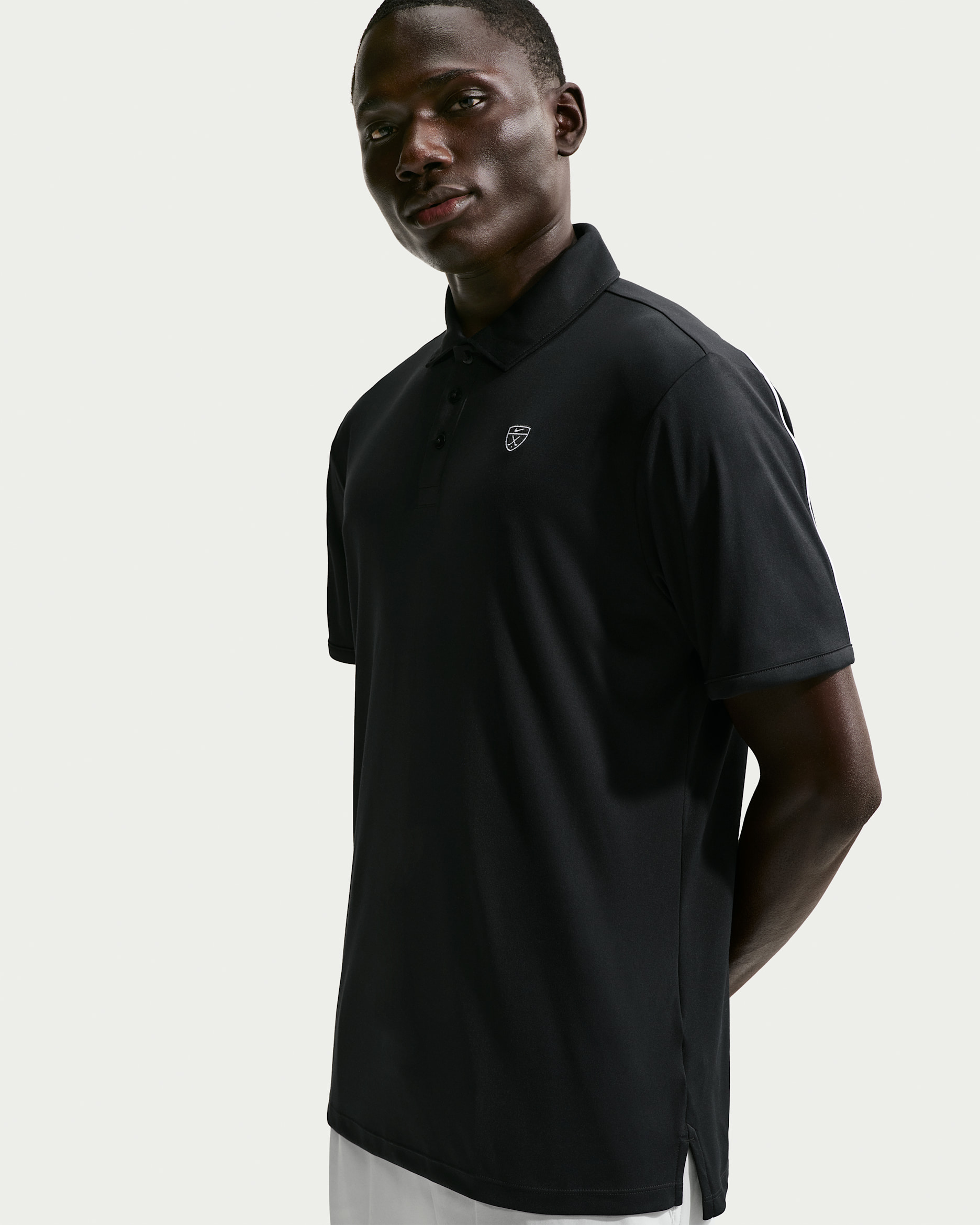 Nike Par Men's Dri-FIT Chest-Logo Golf Polo. Nike RO